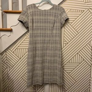 sharagano plaid dress